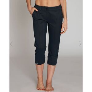 L'Etoile Sport Golf Pants Capri Nylon Made in USA Size M NWT Grey MRSP $190